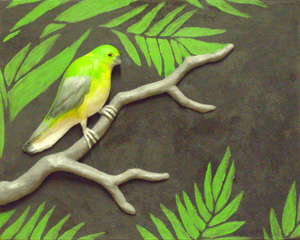 Painted Bunting Relief